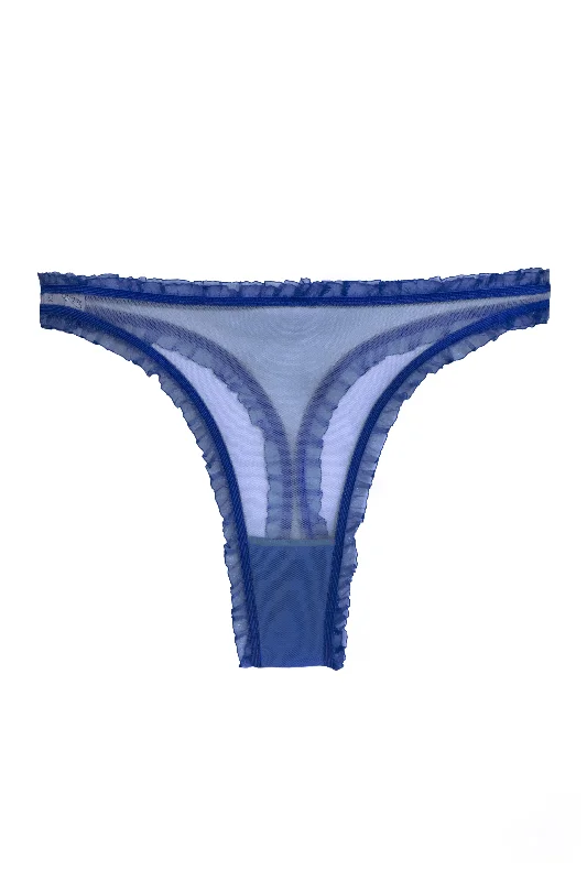 low - rise women thongs for a trendy and modern lookValerie S Blue high waisted thongs