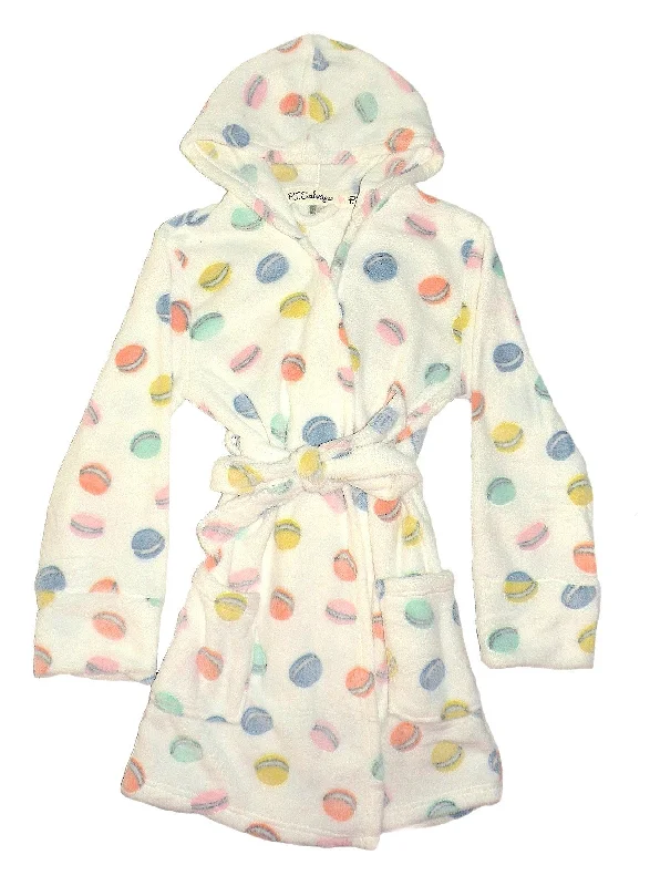 women robes with a color - blocking effectMacaron Robe