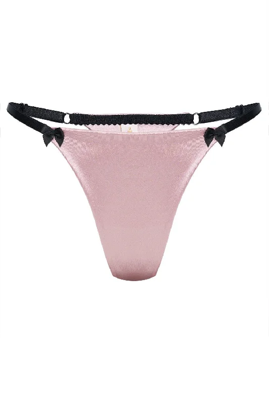 beaded women thongs for a glamorous and eye - catching lookLupessa Pink ultra thongs