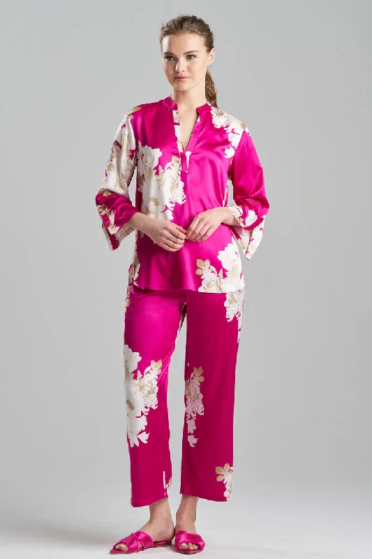 women's pajama sets with a soft fleece liningArya Satin PJ