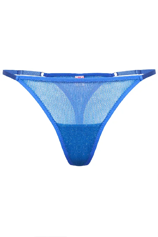 wireless women thongs for a comfortable and wire - free experienceWildly gold blue ultra thongs