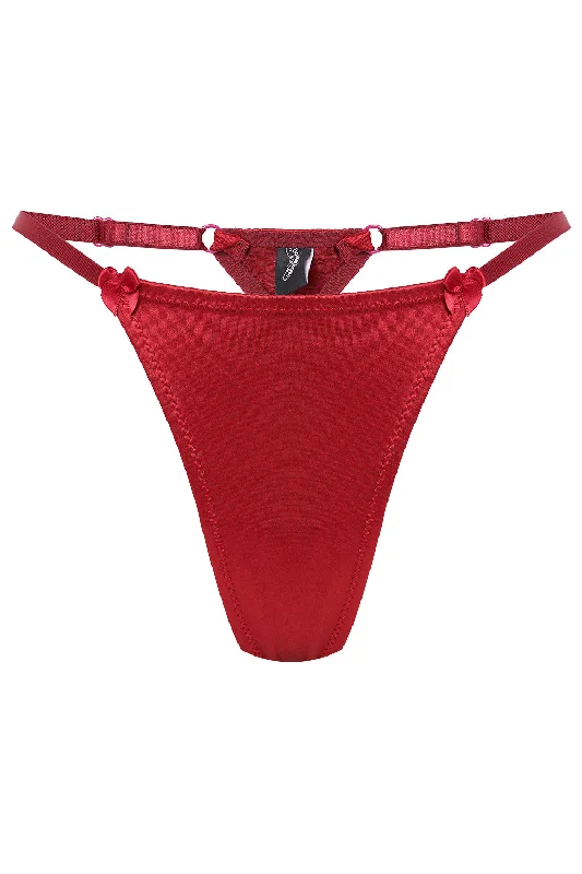 plus - size women thongs with wide - set straps for comfortValessa Rouge ultra thongs