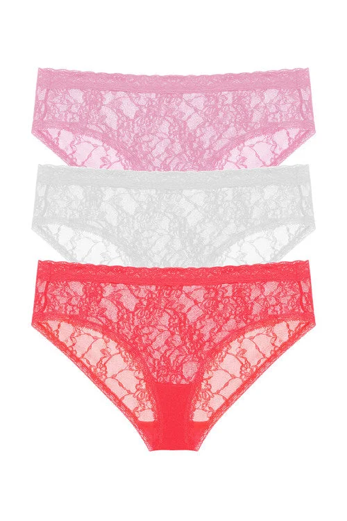 cotton women briefs for maximum absorbencyBliss Allure One-Size Lace Girl Brief 3-Pack