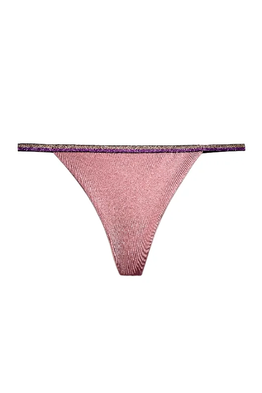 push - up women thongs for enhancing hip curvesFlexy Blush gold thongs