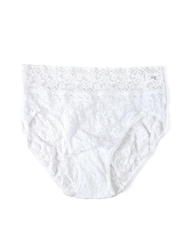 seamless adjustable - waist women briefs for a perfect fitSignature Lace French Brief White