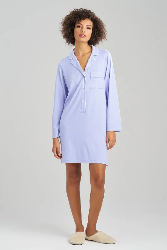 pullover women's sleepshirts for easy wearOasis Piped Sleepshirt