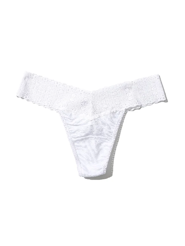 seamless anti - chafing women thongs for friction - free movementEco Rx® Lite Low Rise Thong White