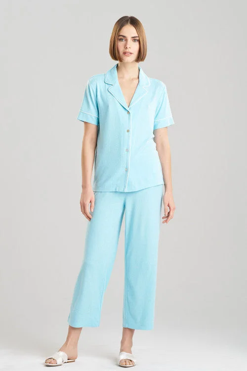 women's maternity pajama sets for expectant momsOasis Short Sleeve Notch PJ