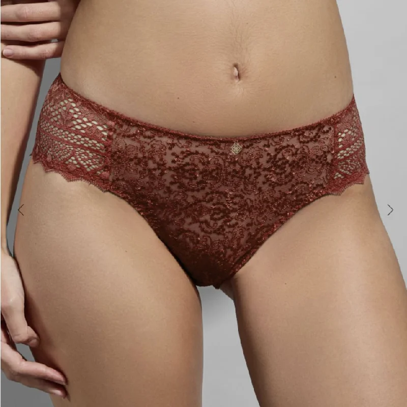 seamless anti - bacteria women briefs for daily wearEmpreinte Cassiopee Brief in Golden Copper 03151