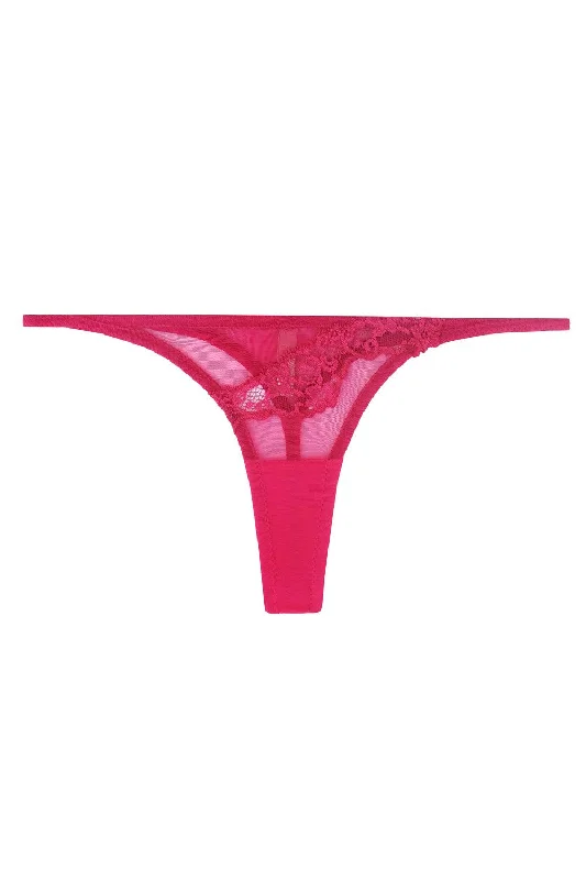 moisture - wicking women thongs for gym workoutsFlamenta Fuchsia thongs