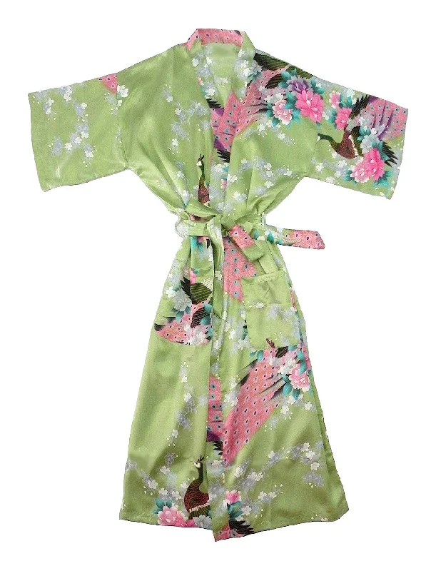 women robes with a sheer panel for a touch of allureFar East Robe