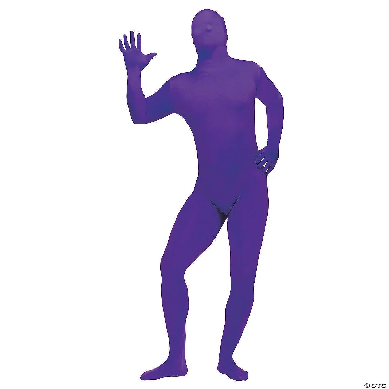 Ruffled Bodysuits with a Playful and Feminine TouchAdult Plus Size Purple Skin Suit Costume