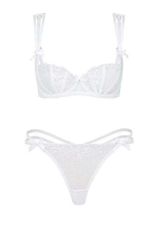 seamless beaded women thongs for a sophisticated designRosia Bra and Thong Set