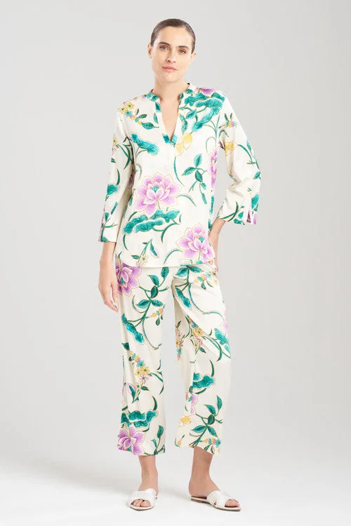 women's pajama sets with floral prints for a feminine touchSarasa Satin PJ