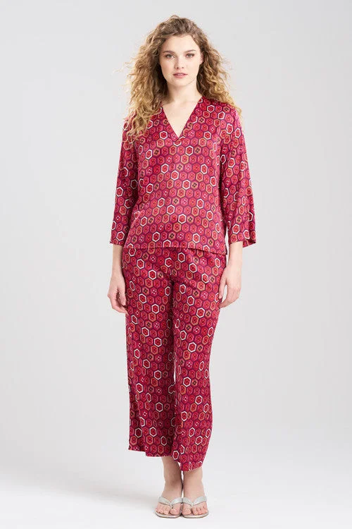 women's button - down pajama sets for easy wearKano PJ