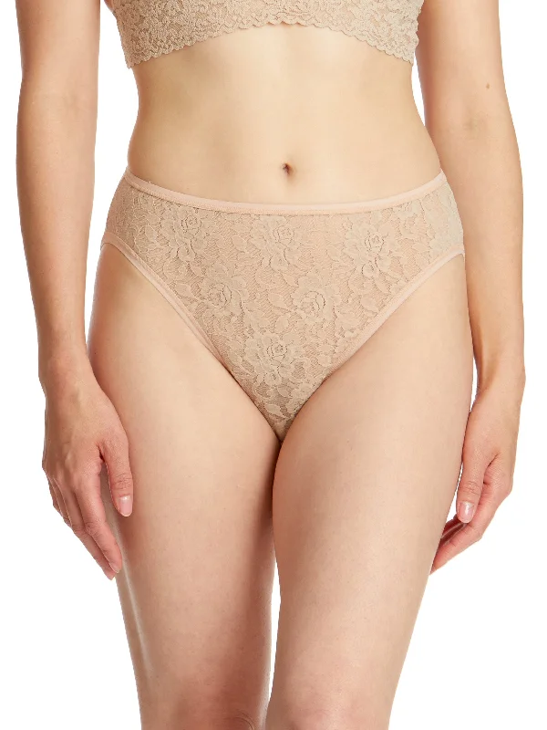 seamless odor - control women briefs for all - day confidenceSignature Lace High Cut Brief Chai