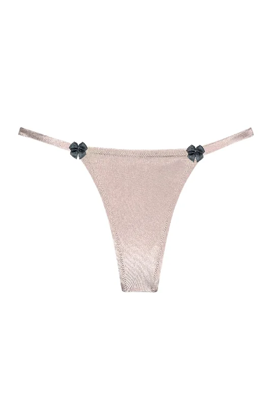 quick - drying women thongs for water sports enthusiastsJoli Gloss pearl thongs