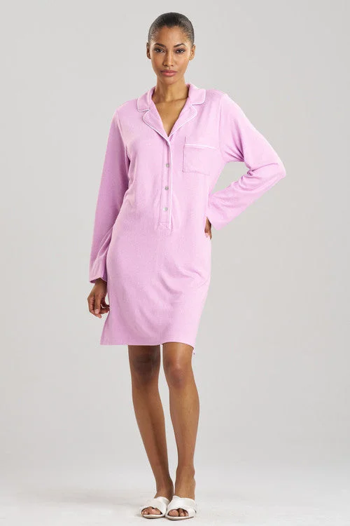 fitted women's sleepshirts for a more tailored lookOasis Piped Sleepshirt