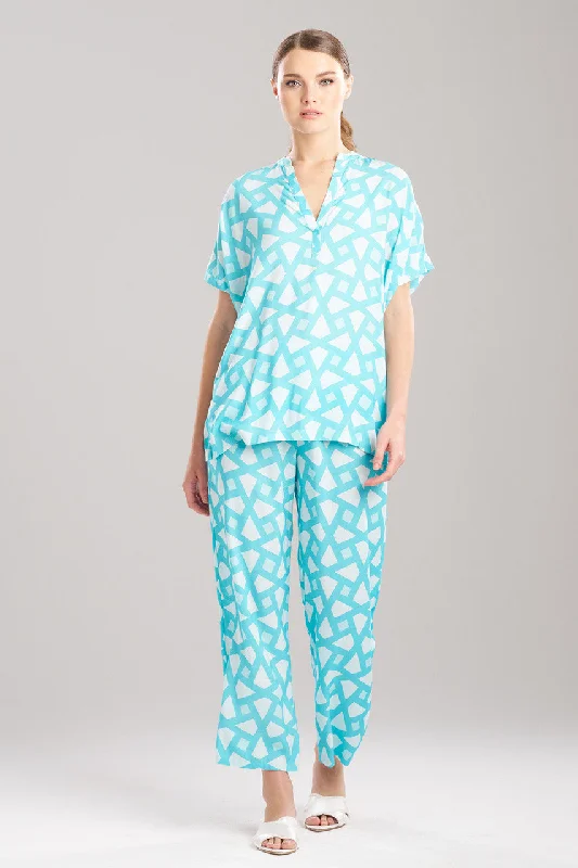 women's pajama sets for a spa - like experience at homeSoho Geo Challis PJ