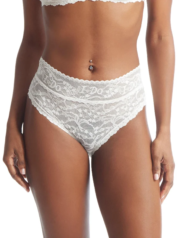 wireless women briefs for a comfortable and wire - free experienceI Do Shimmer Cheeky Brief Light Ivory