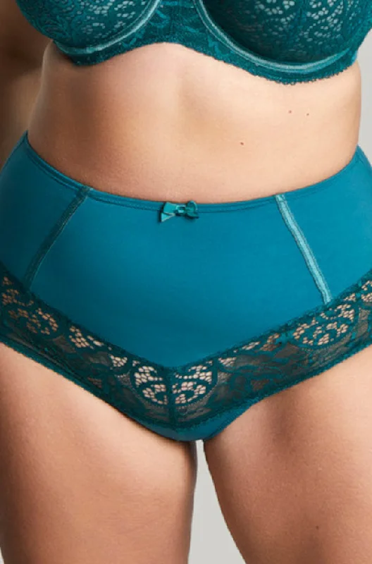 sleep bras with adjustable strapsEstel High Waisted Briefs (Emerald)