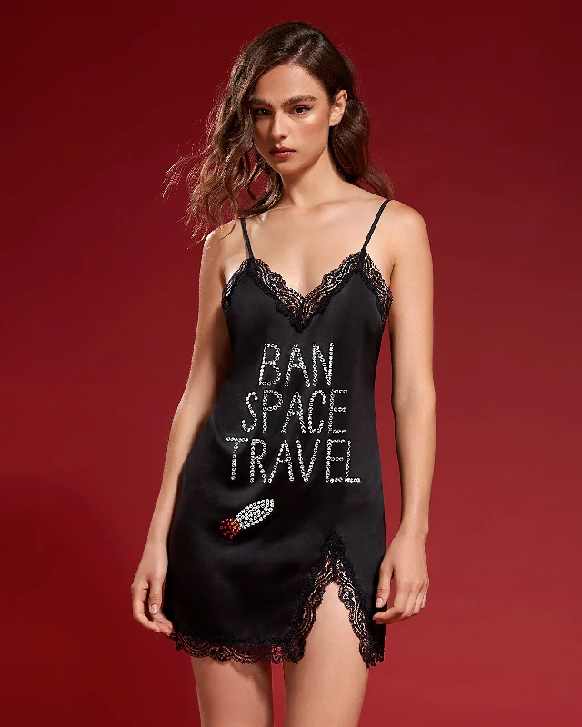 full cup padded bras for enhanced shapeBB x Ashish Ban Space Travel Chemise