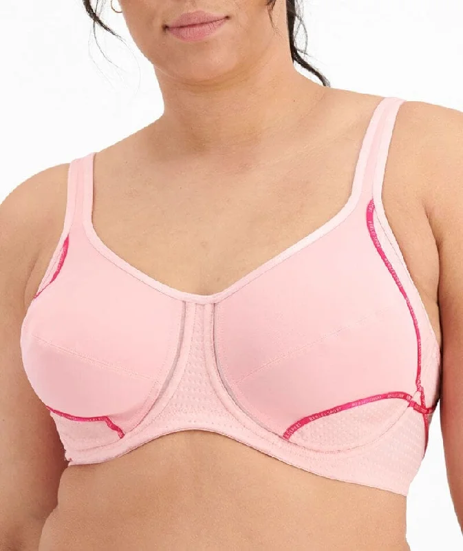 supportive underwire bras for large bustsBerlei Electrify Underwire Sports Bra - Sparkling