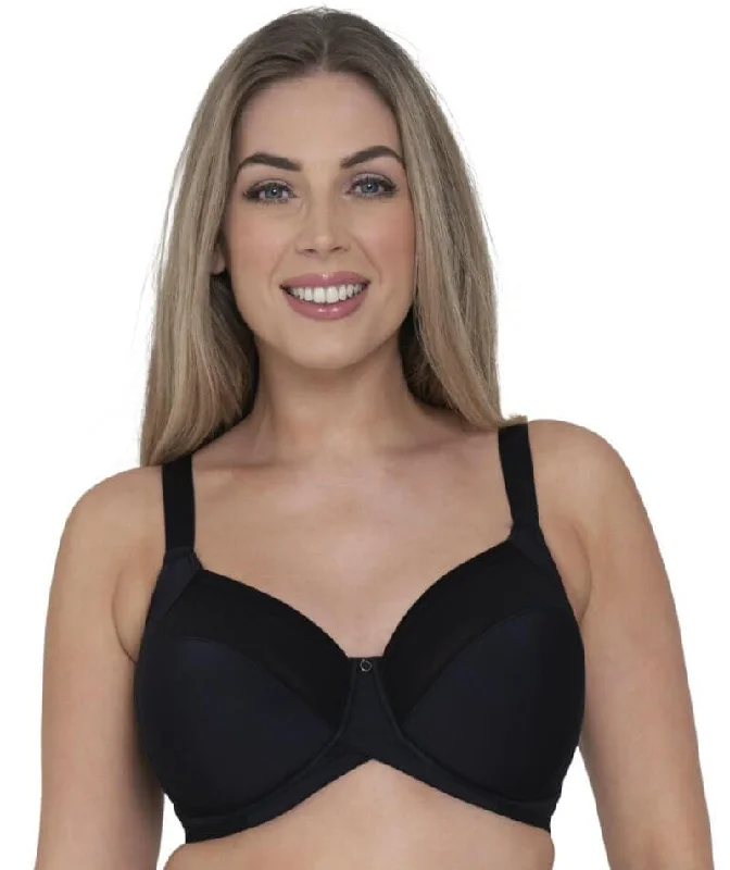 plunge wireless bras for a natural lookCurvy Kate Wonderfull Full Cup Bra - Black