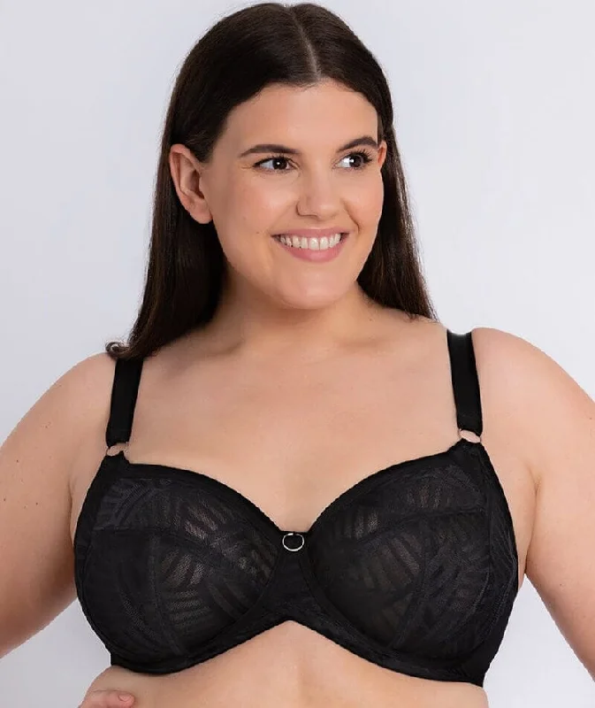 padded wireless bras for light supportCurvy Kate Wonderfull Vibe Full Cup Bra - Black