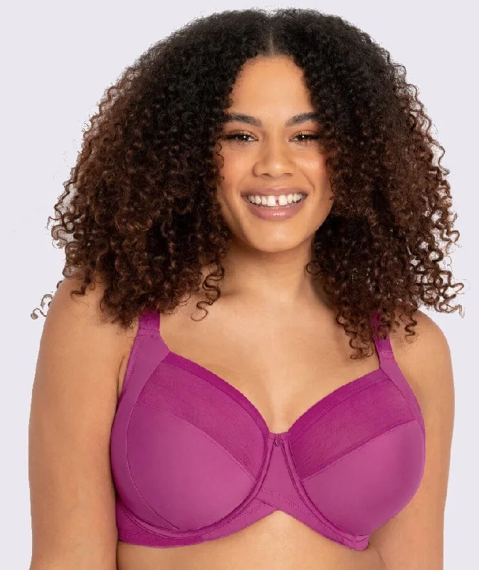 seamless wireless bras for everyday comfortCurvy Kate Wonderfully Full Cup Bra - Orchid