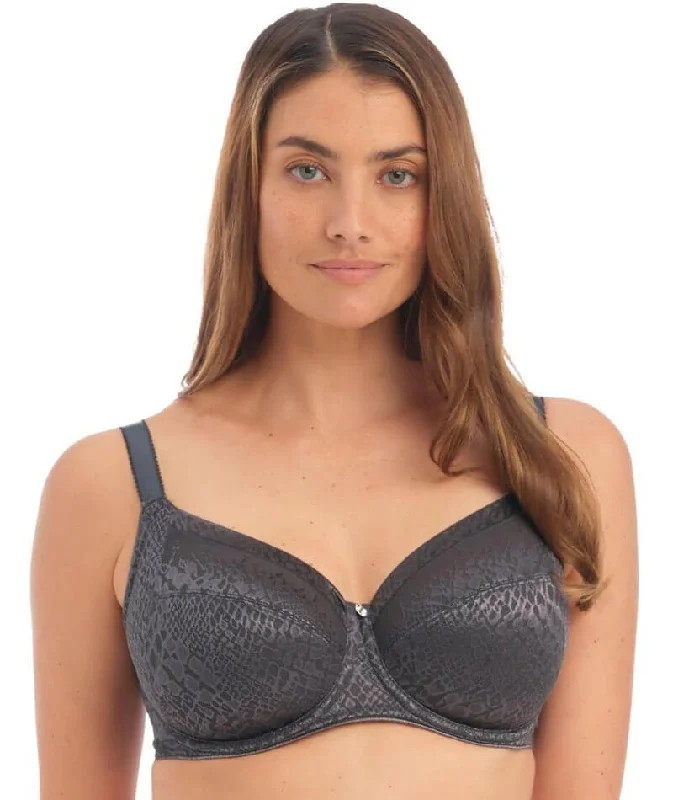 moisture wicking sleep bras for hot sleepersFantasie Envisage Underwire Full Cup Bra With Side Support - Slate