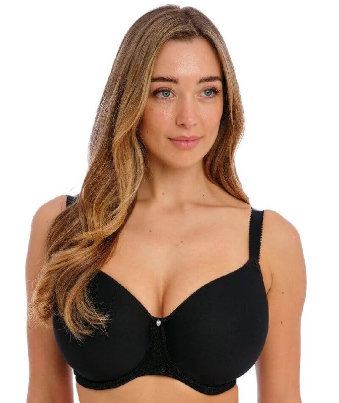 balconette bras for a sexy necklineFantasie Envisage Moulded Spacer Underwired Bra - Black