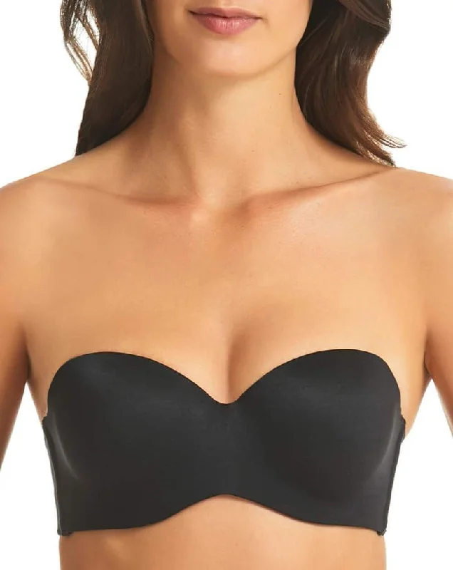 strapless bras for backless dressesFinelines Memory Strapless Bra - Black