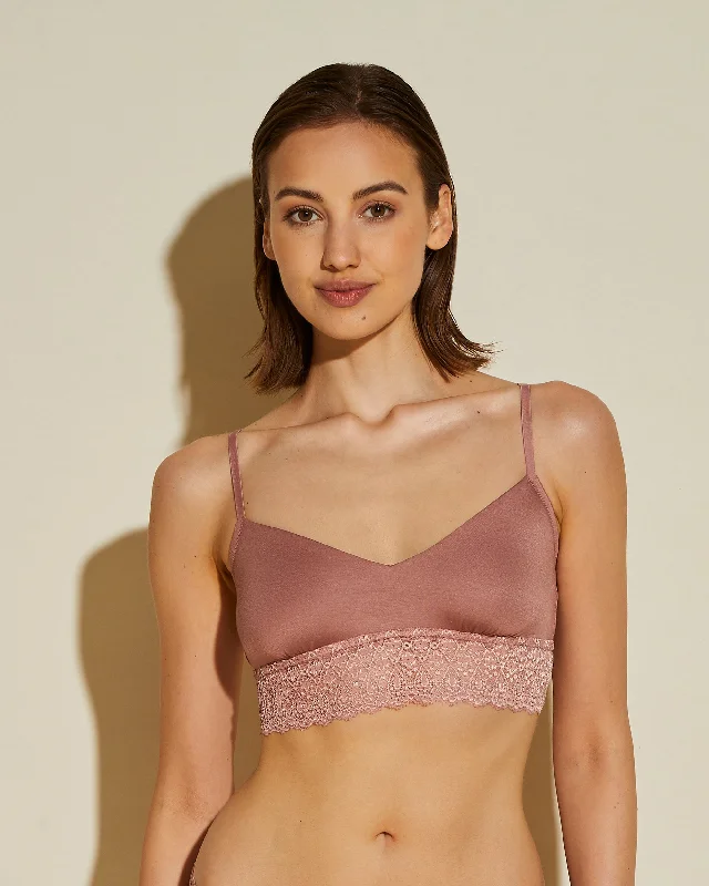 sexy backless push up brasScoop Bralette