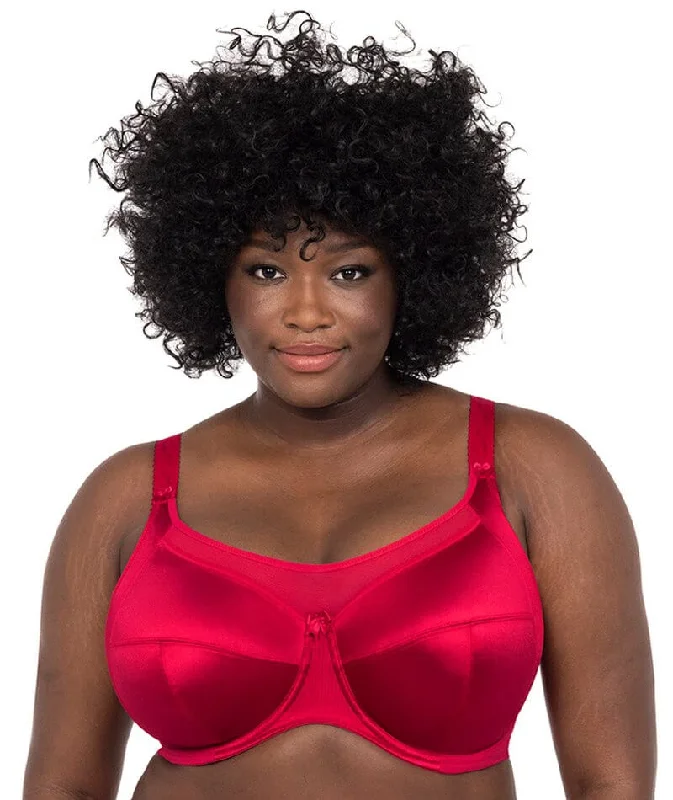 minimizer underwire bras for more controlGoddess Keira Underwired Full Cup Bra - Crimson