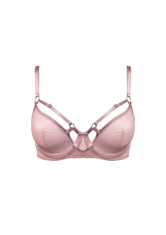 padded wireless bras for light supportKora Balconette Wire Bra