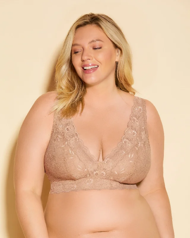 minimizer bras to reduce bust sizeUltra Curvy Plungie Longline Bralette