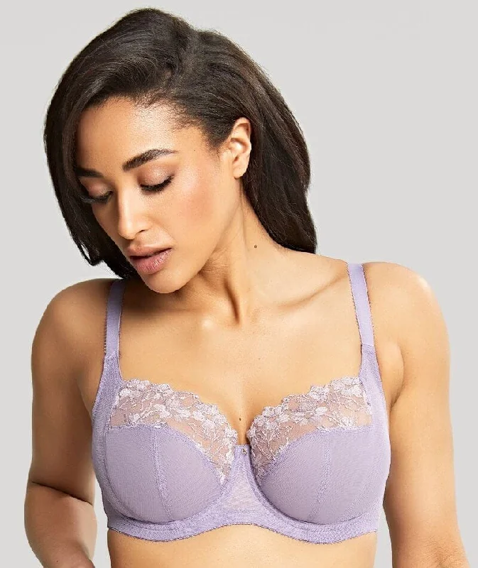 balconette lace bras for a feminine touchPanache Emilia Full Cup Underwire Bra - Lilac