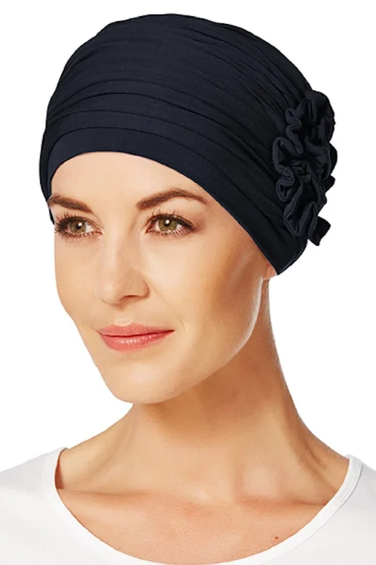 seamless t - shirt bras for everyday wearChristine Lotus Turban - Denim