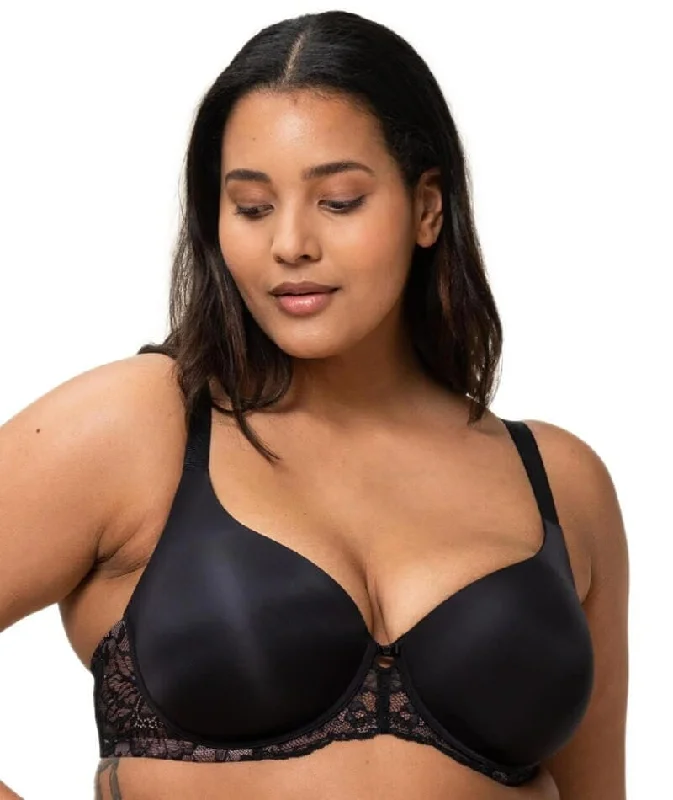 moisture wicking convertible brasTriumph Amourette Charm Underwired Padded Bra - Black