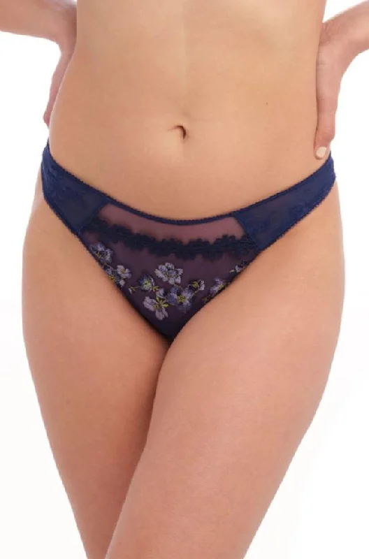 plus size bralette bras for comfortSakura Tanga G-String (Navy)  Available in sizes L-XL.