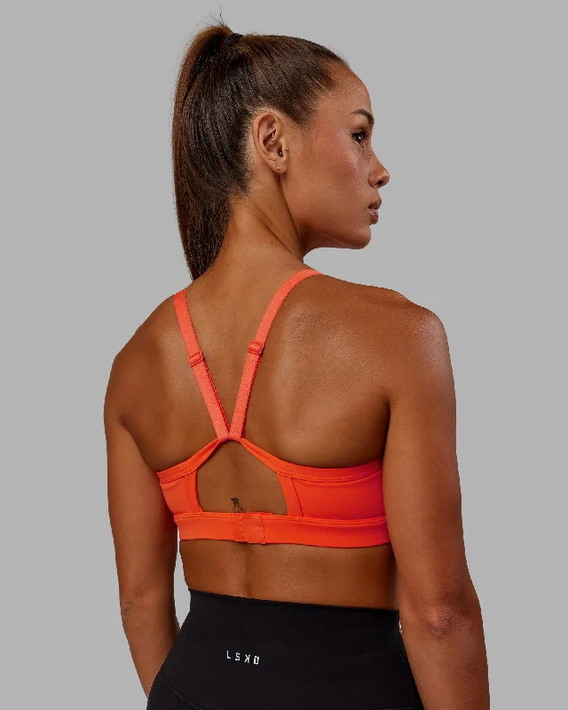 adjustable strap women sport bra for a perfect fitRapid Sports Bra - Ultra Orange