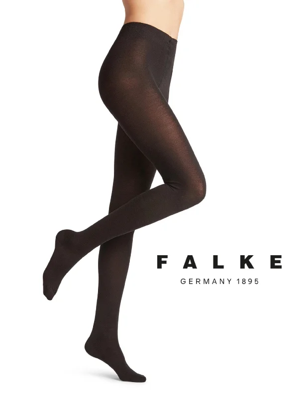 plus - size women tights for a comfortable fitFalke Soft Merino Wool Tights 48425 Black