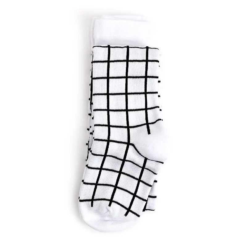 women tights with a geometric print for a modern touchGrid Knit Tights