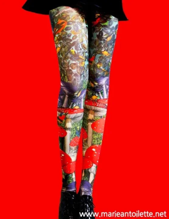 organic cotton women tights for an eco - friendly choiceMarie Antoilette Clearance Birds Printed Tights