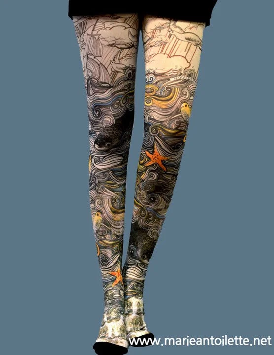 women tights for a themed party like a 80s retro partyMarie Antoilette Clearance Sous Le Vent Tights