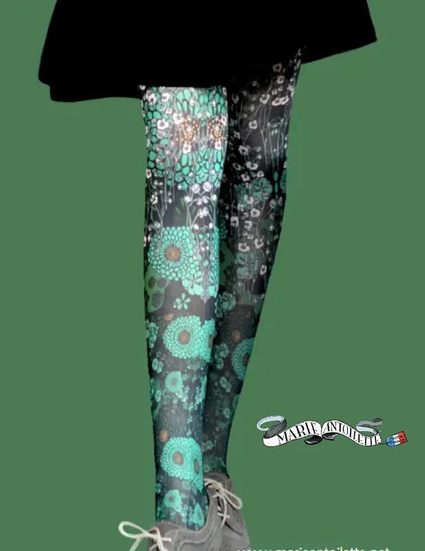 women tights with a seamless toe for extra comfortMarie Antoilette Clearance Lisbeth Printed Tights