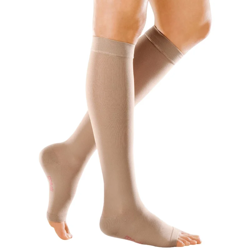 Mediven Forte Knee High 40-50 mmHg, Open Toe w/ Silicone Top Band