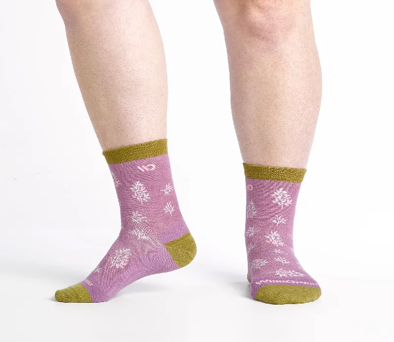 Women’s Foliage Lightweight Micro Crew Socks